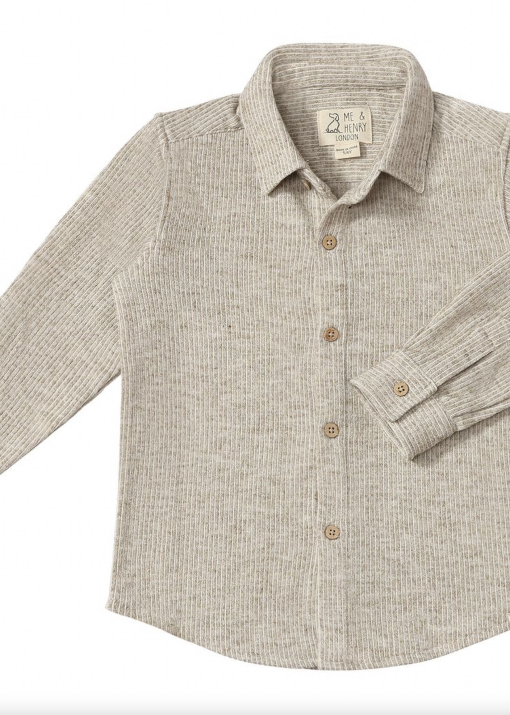 Elitaire Petite Columbia Heathered Biscuit Shirt