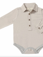 Elitaire Petite Jasper Onesie + Shirt in Grey