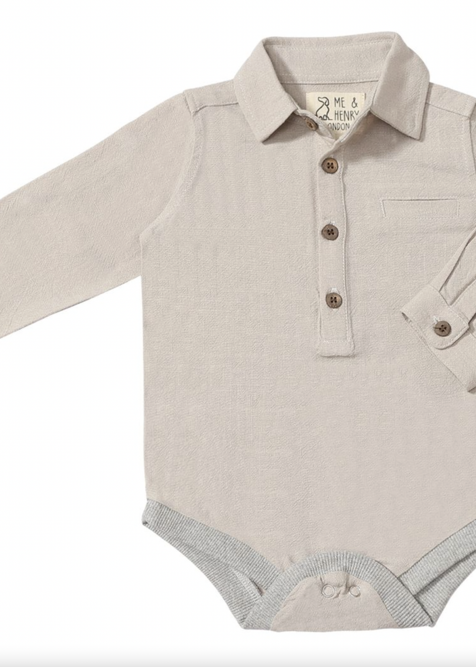 Elitaire Petite Jasper Onesie + Shirt in Grey