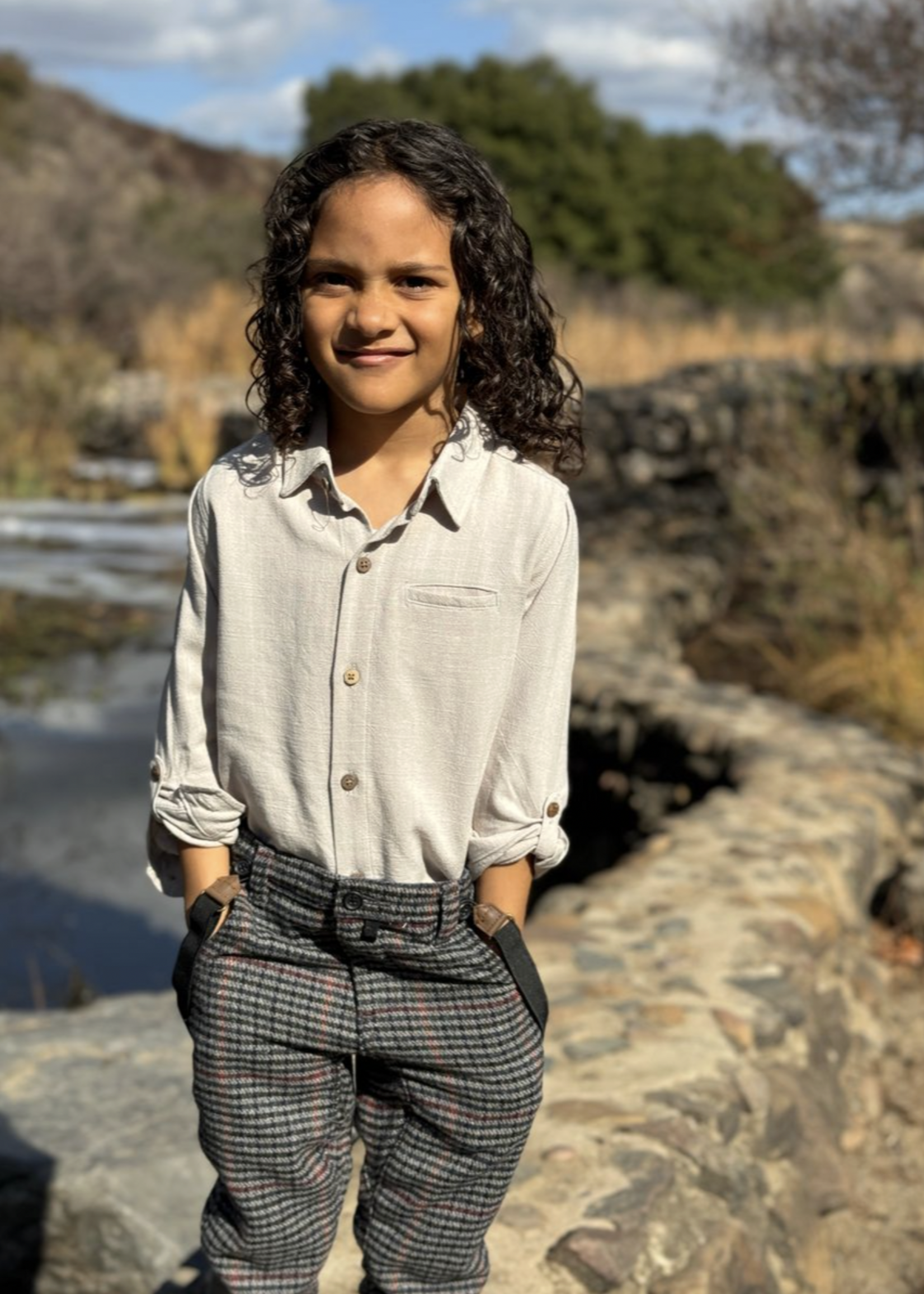 Elitaire Petite Jasper Onesie + Shirt in Grey