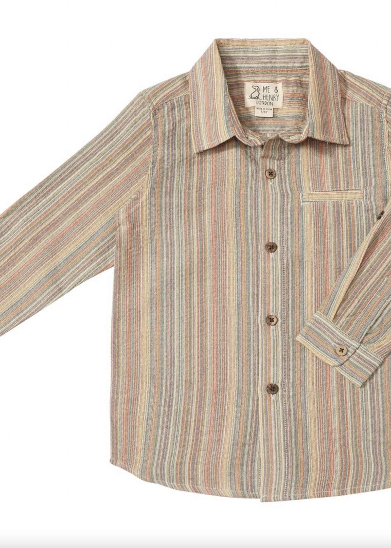 Elitaire Petite Jasper Onesie + Shirt in Fall Stripe