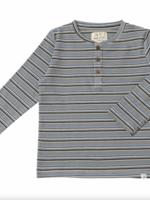 Elitaire Petite Adams Blue Stripe Henley