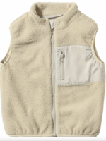 Elitaire Petite Gilt Sherpa Vest in Beige