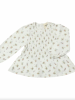 Elitaire Petite Odette Blouse in Ivory Posie