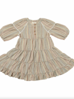 Elitaire Petite Sadie Dress in Fall Stripe