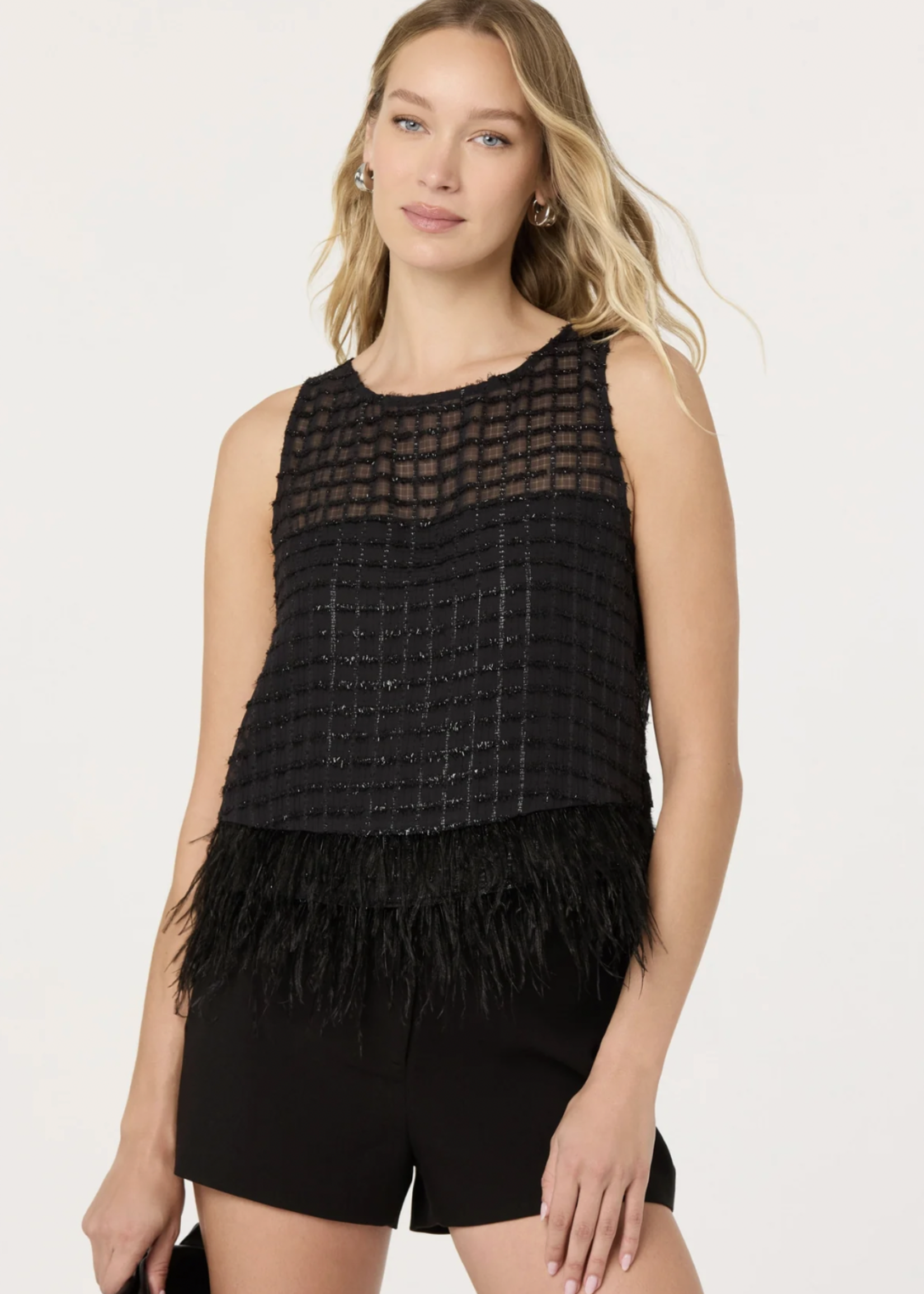 Elitaire Boutique Etheos Feather Top