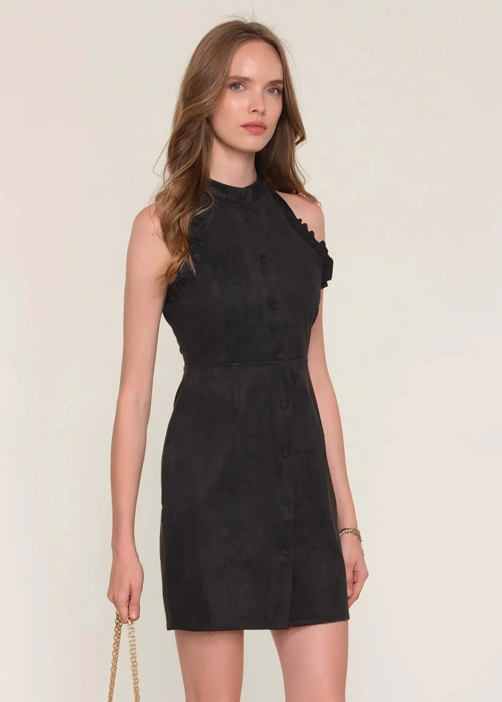 Elitaire Boutique Ember Suede Mini Dress