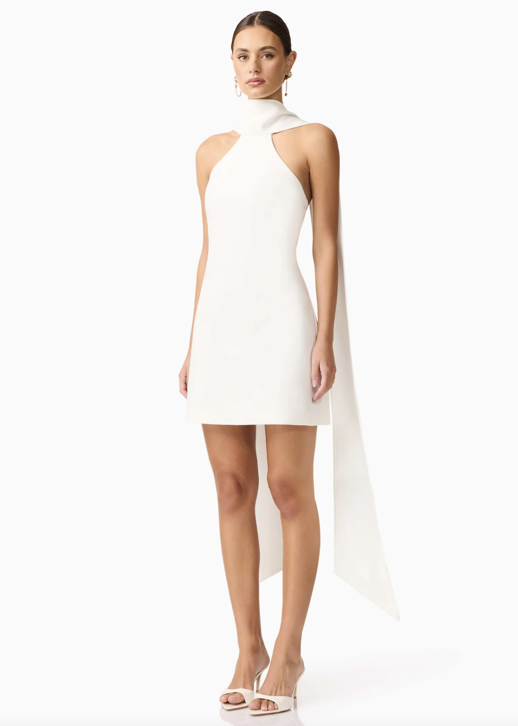 Elitaire Boutique Mira Halter Mini Dress