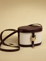 Elitaire Boutique The Upata Canteen in Ecru/Espresso