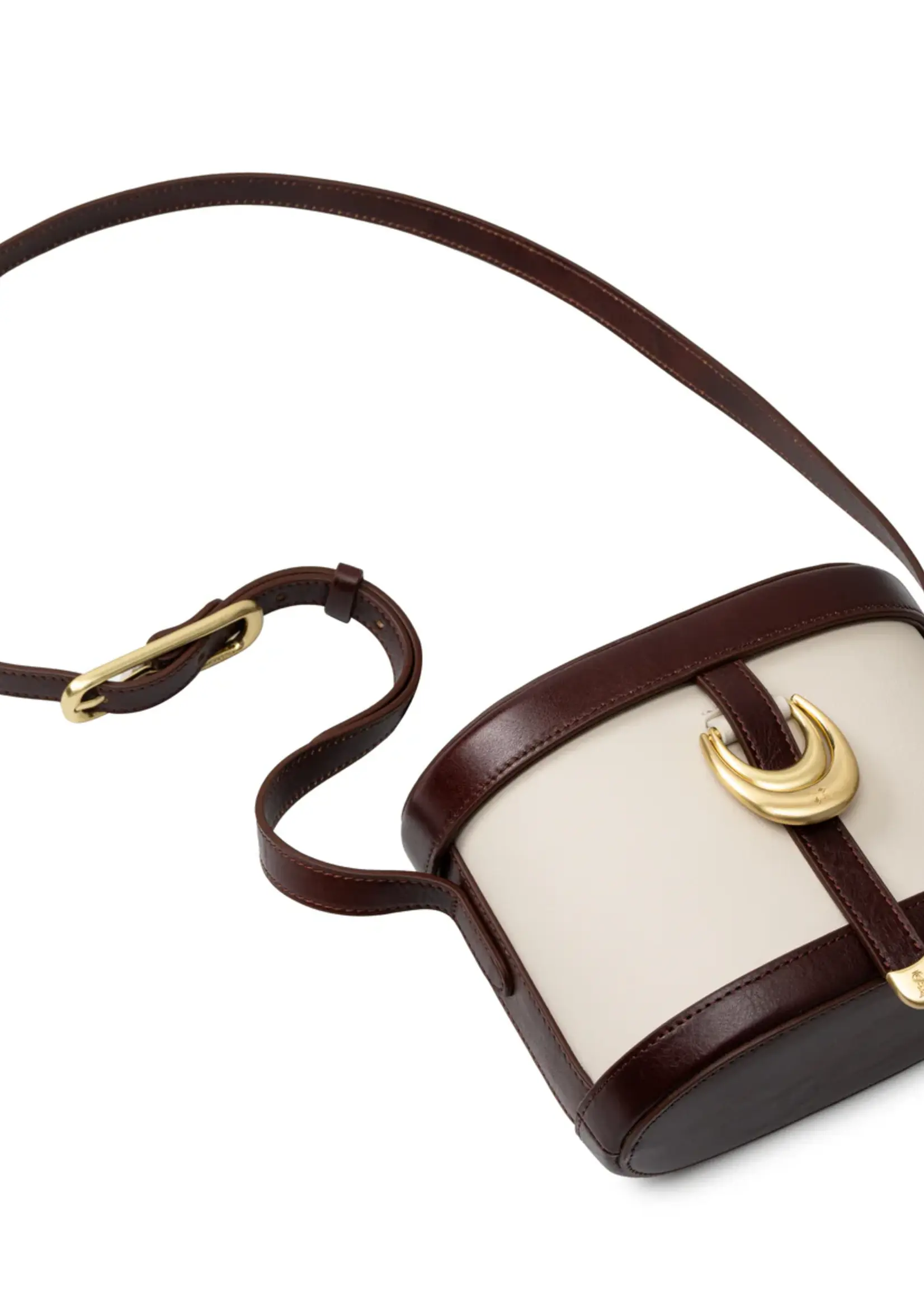 Elitaire Boutique The Upata Canteen in Ecru/Espresso