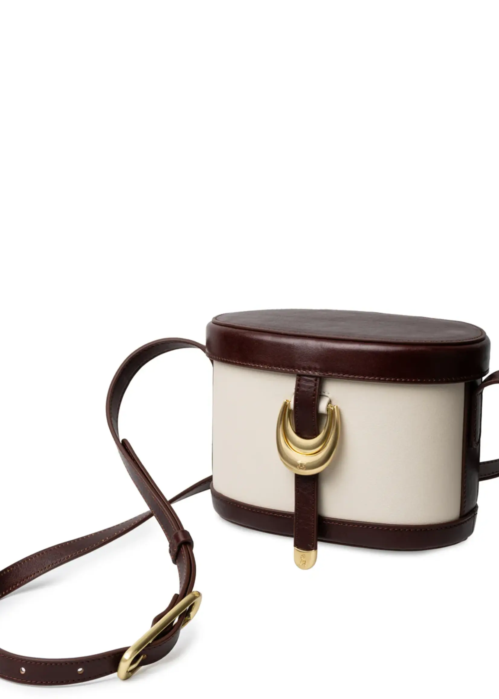 Elitaire Boutique The Upata Canteen in Ecru/Espresso