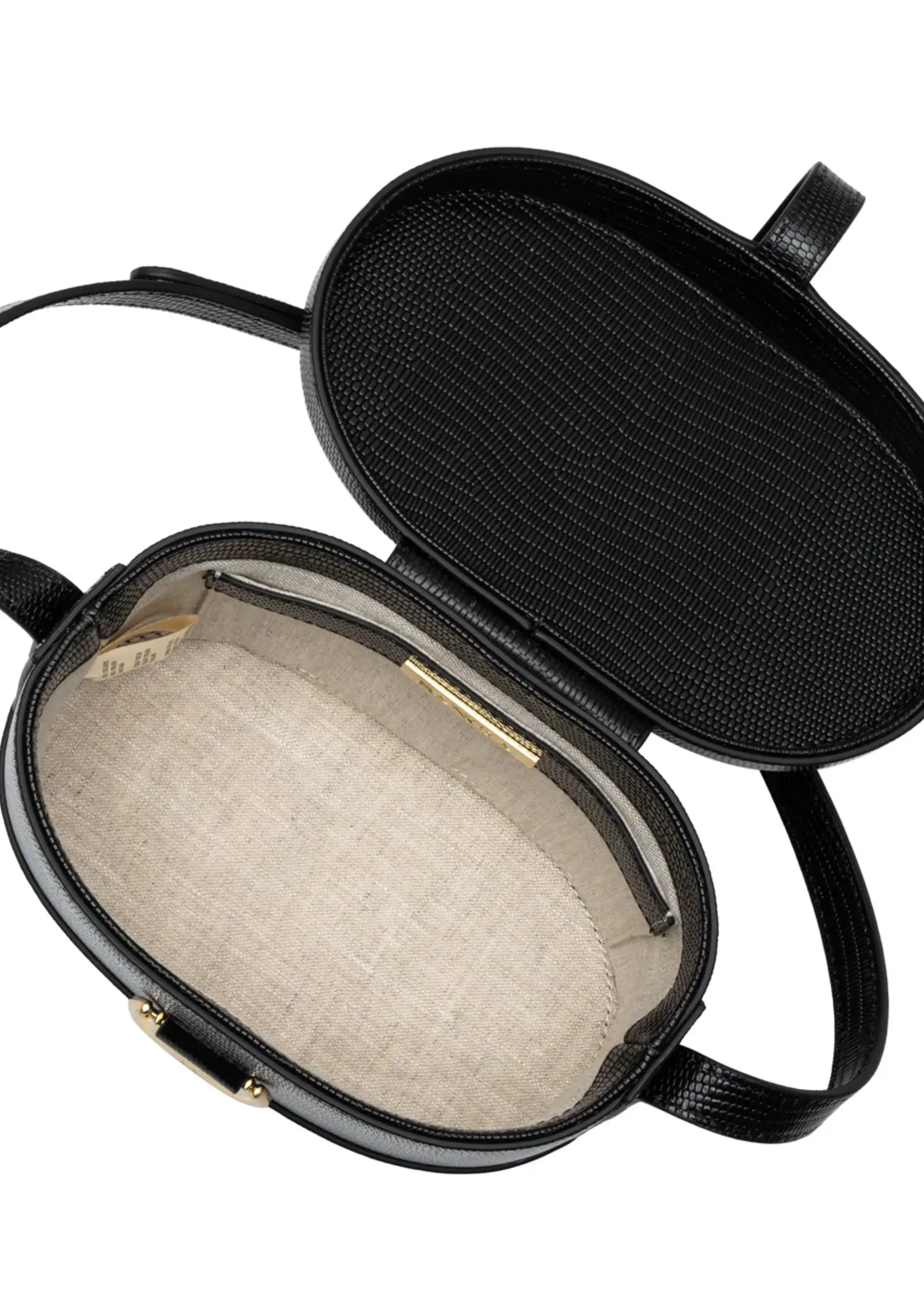 Elitaire Boutique The Upata Canteen in Black Lizard