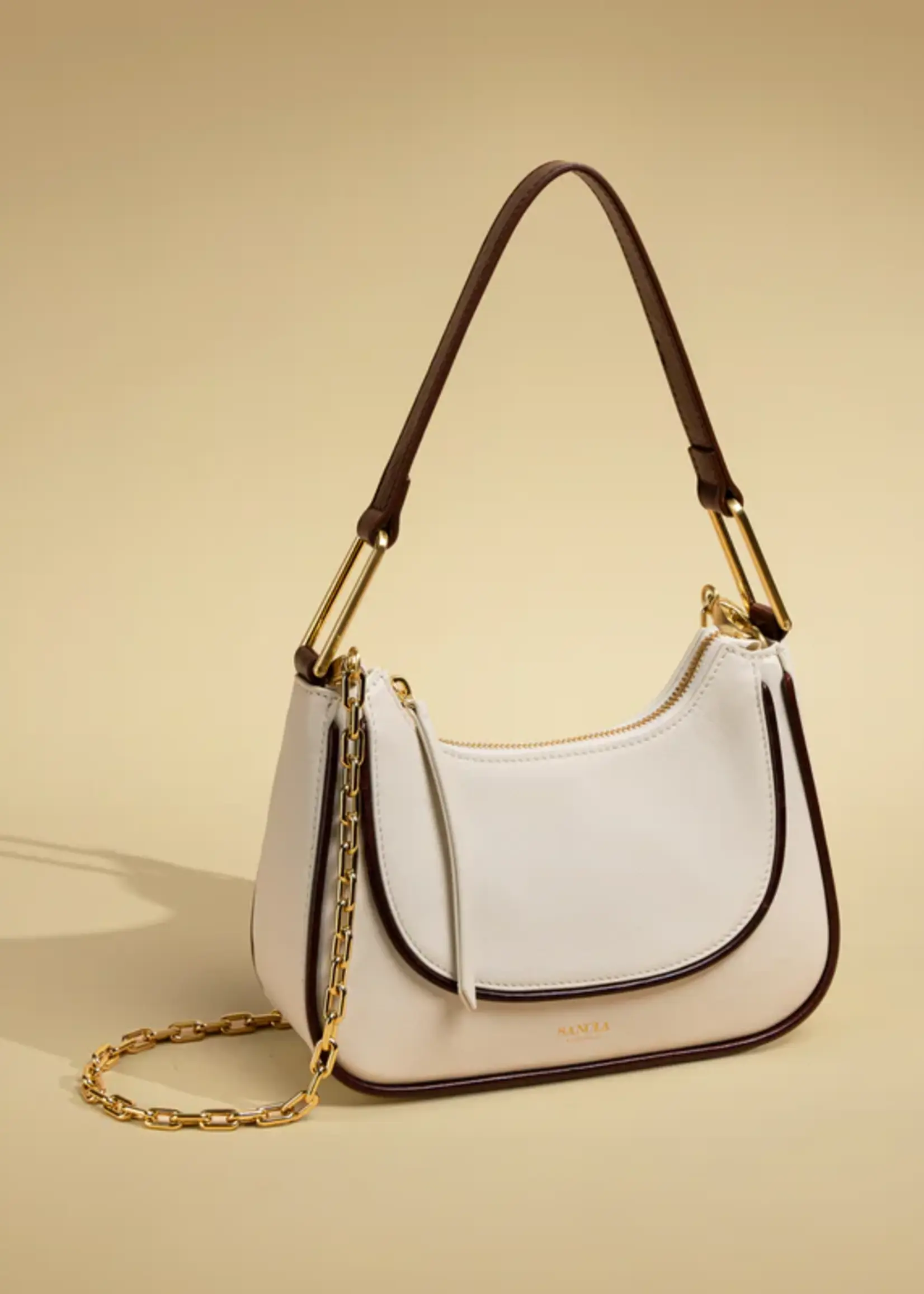 Elitaire Boutique The Loja in Ecru/Espresso