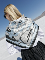 Elitaire Boutique Couture Silk Scarf by Swells - Large