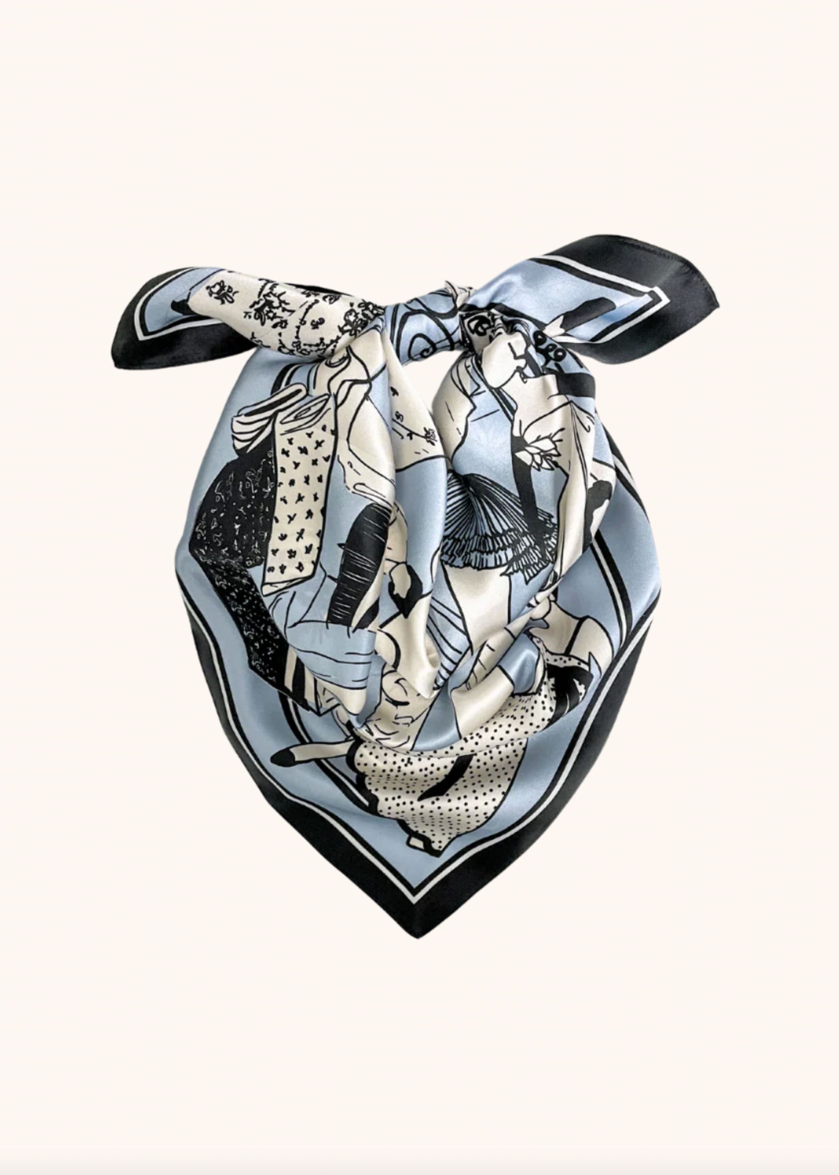 Elitaire Boutique Couture Silk Scarf by Swells - Large