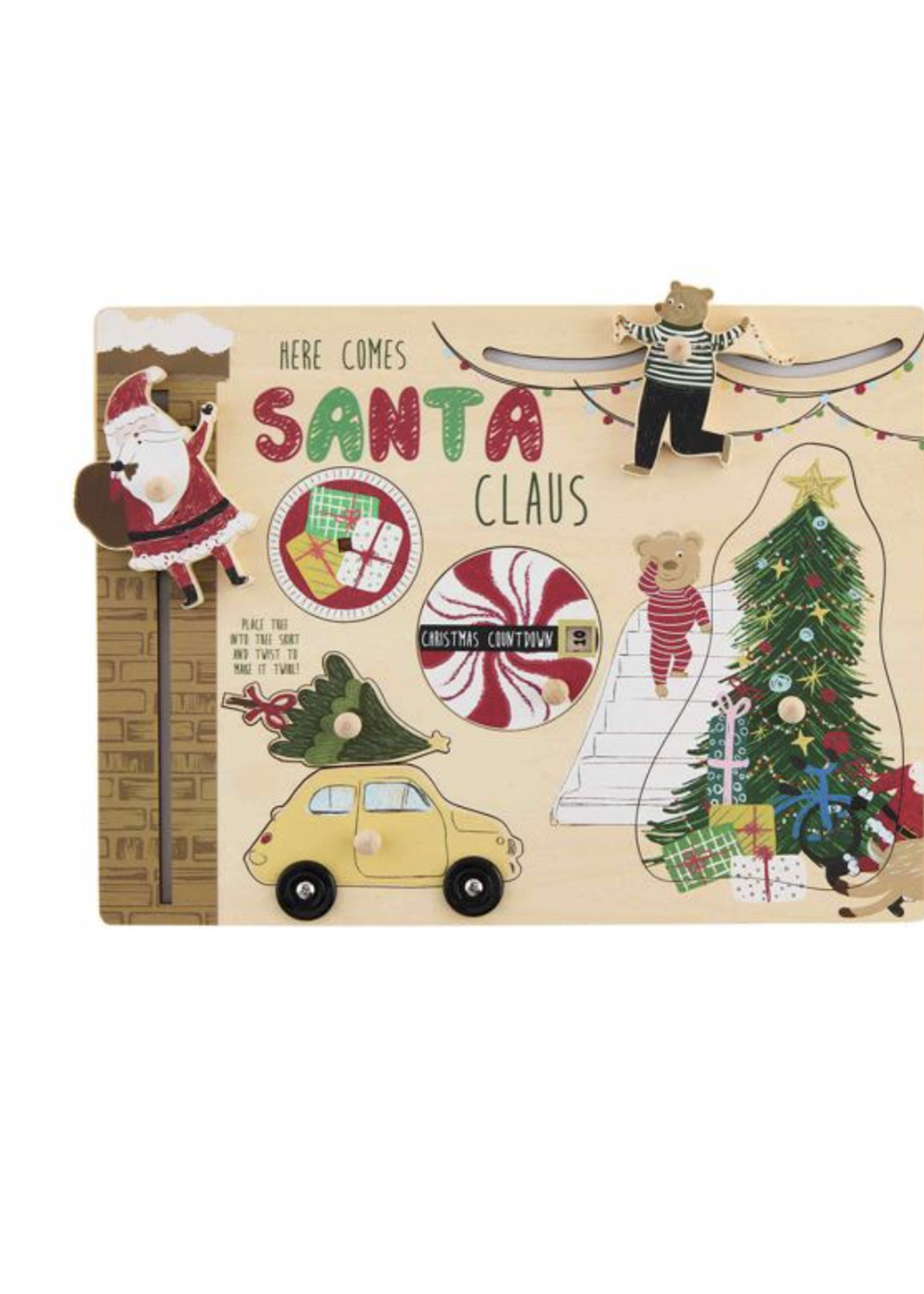 Elitaire Petite Santa Claus Busy Board Puzzle