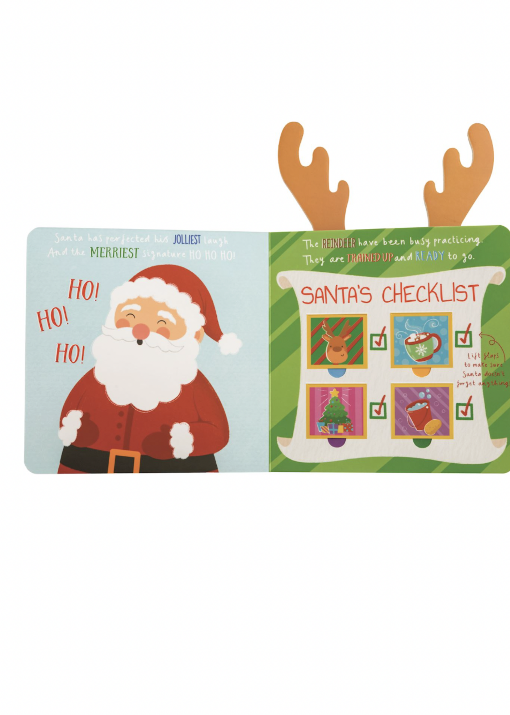 Elitaire Petite Sleeps Until Christmas Book - Reindeer