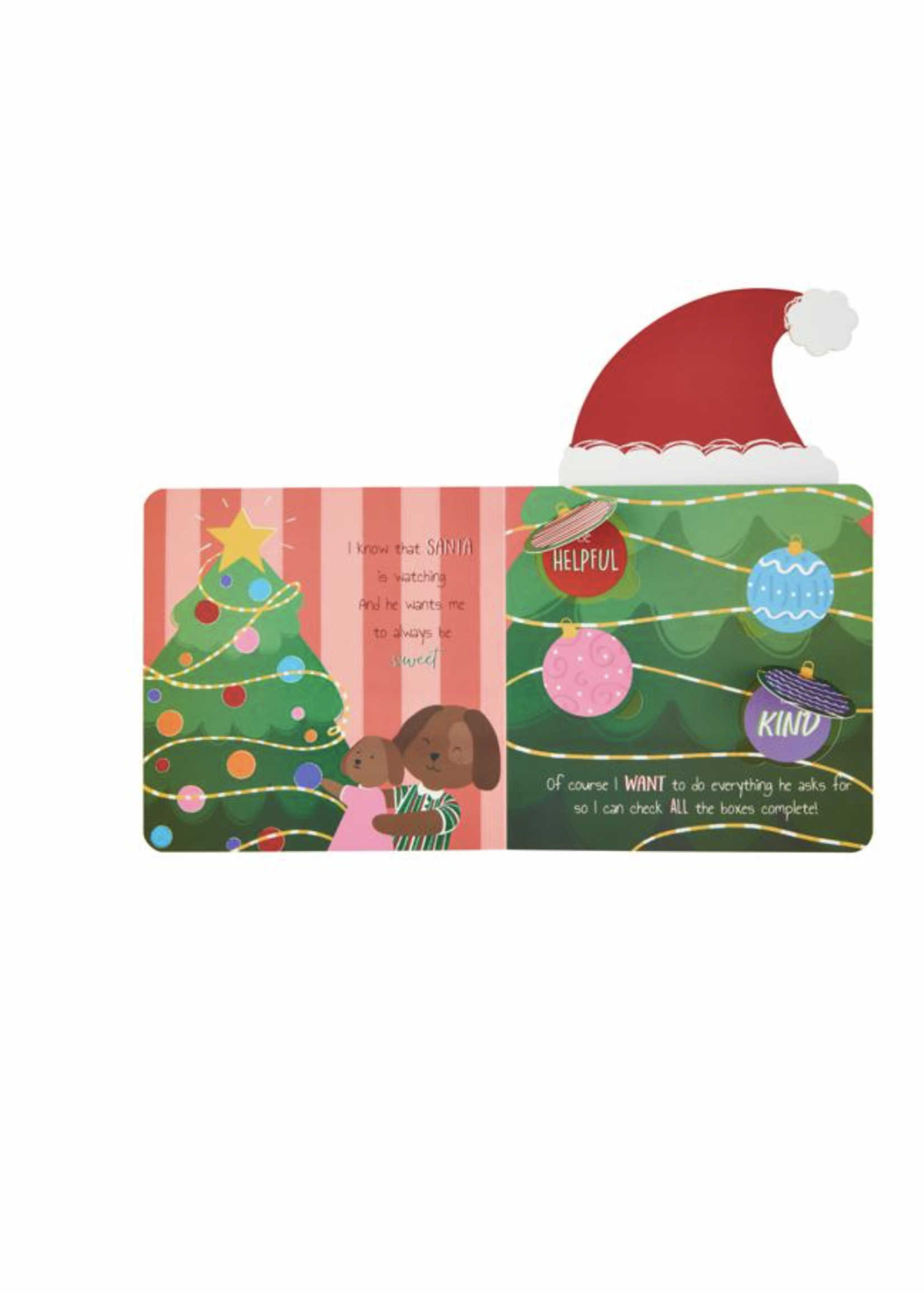 Elitaire Petite Sleeps Until Christmas Book - Santa