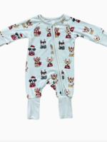 Elitaire Petite Christmas Dogs Zippered Sleeper