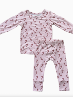 Elitaire Petite Candy Canes Pajama Set