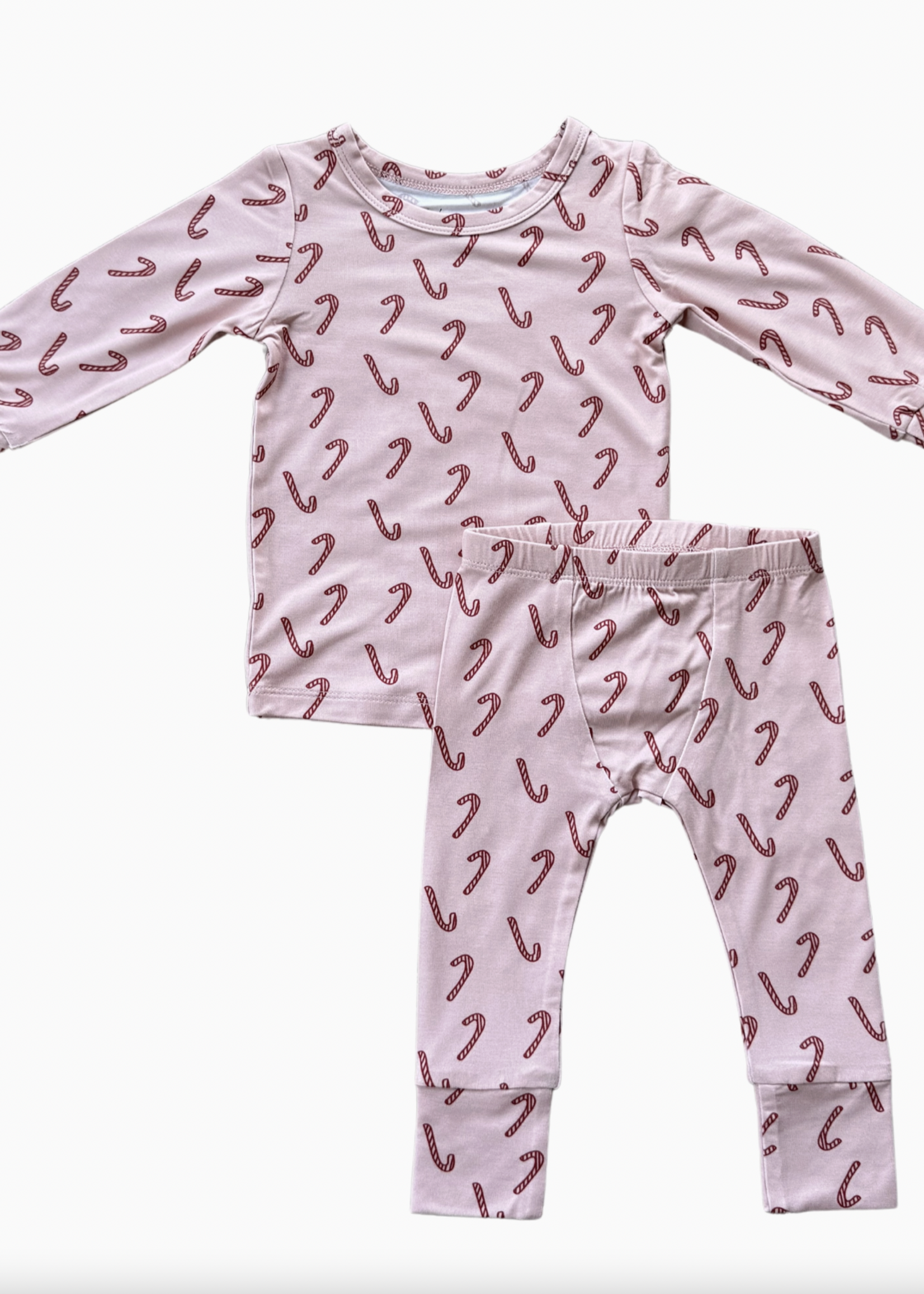 Elitaire Petite Candy Canes Pajama Set