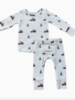 Elitaire Petite Christmas Trucks Pajama Set