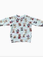 Elitaire Petite Christmas Dogs Sweatshirt