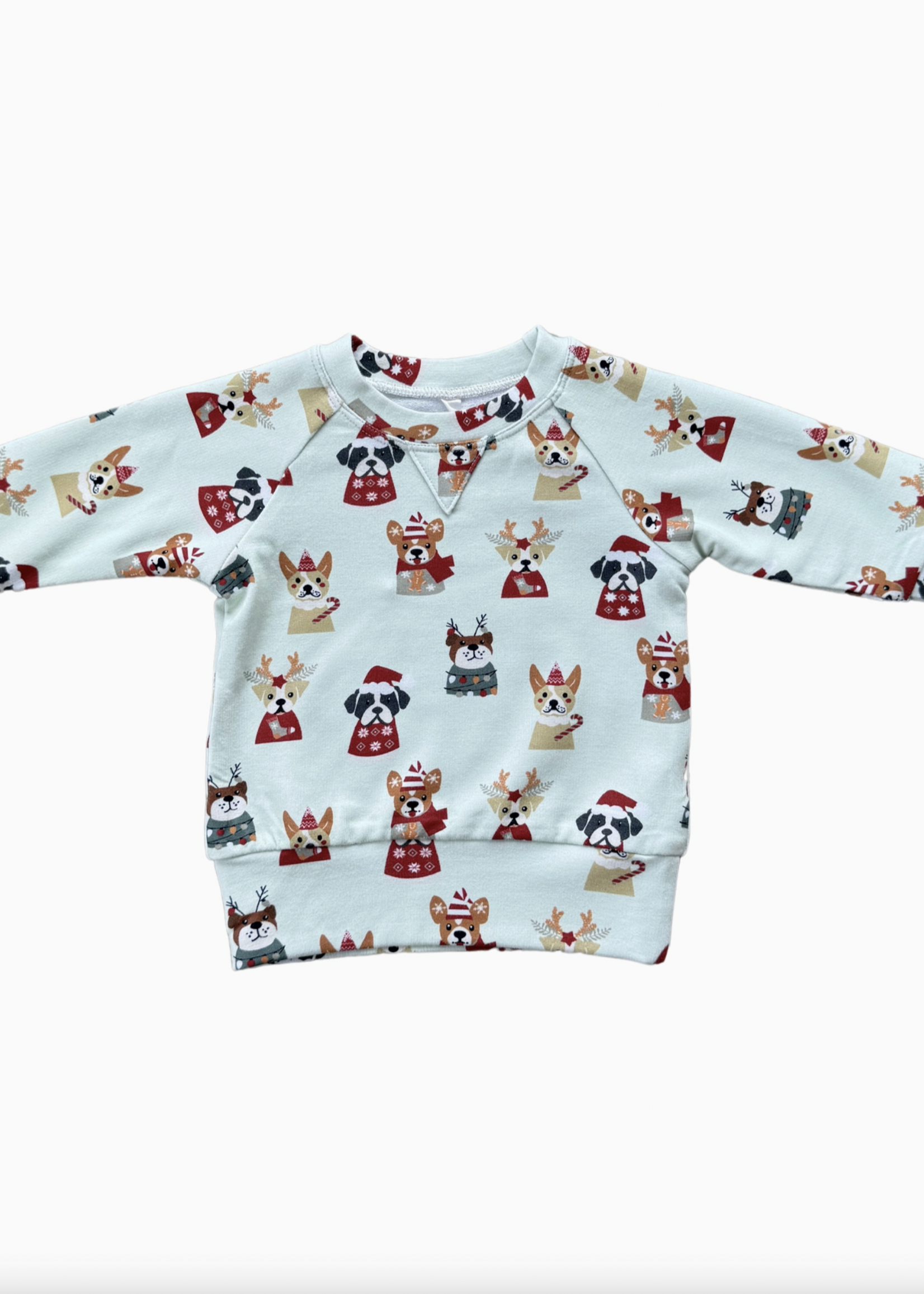 Elitaire Petite Christmas Dogs Sweatshirt