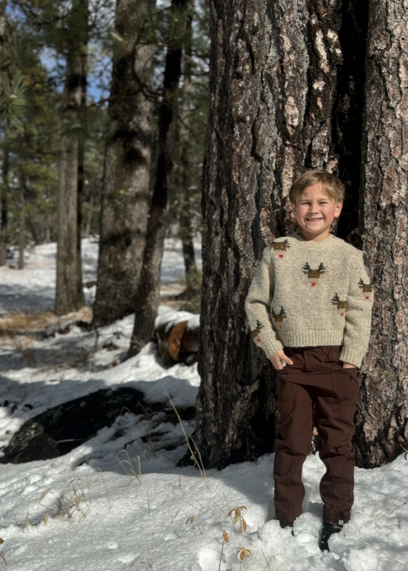 Elitaire Petite Rudy Reindeer Sweater