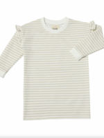 Elitaire Petite Cora Dress in Gold Stripe