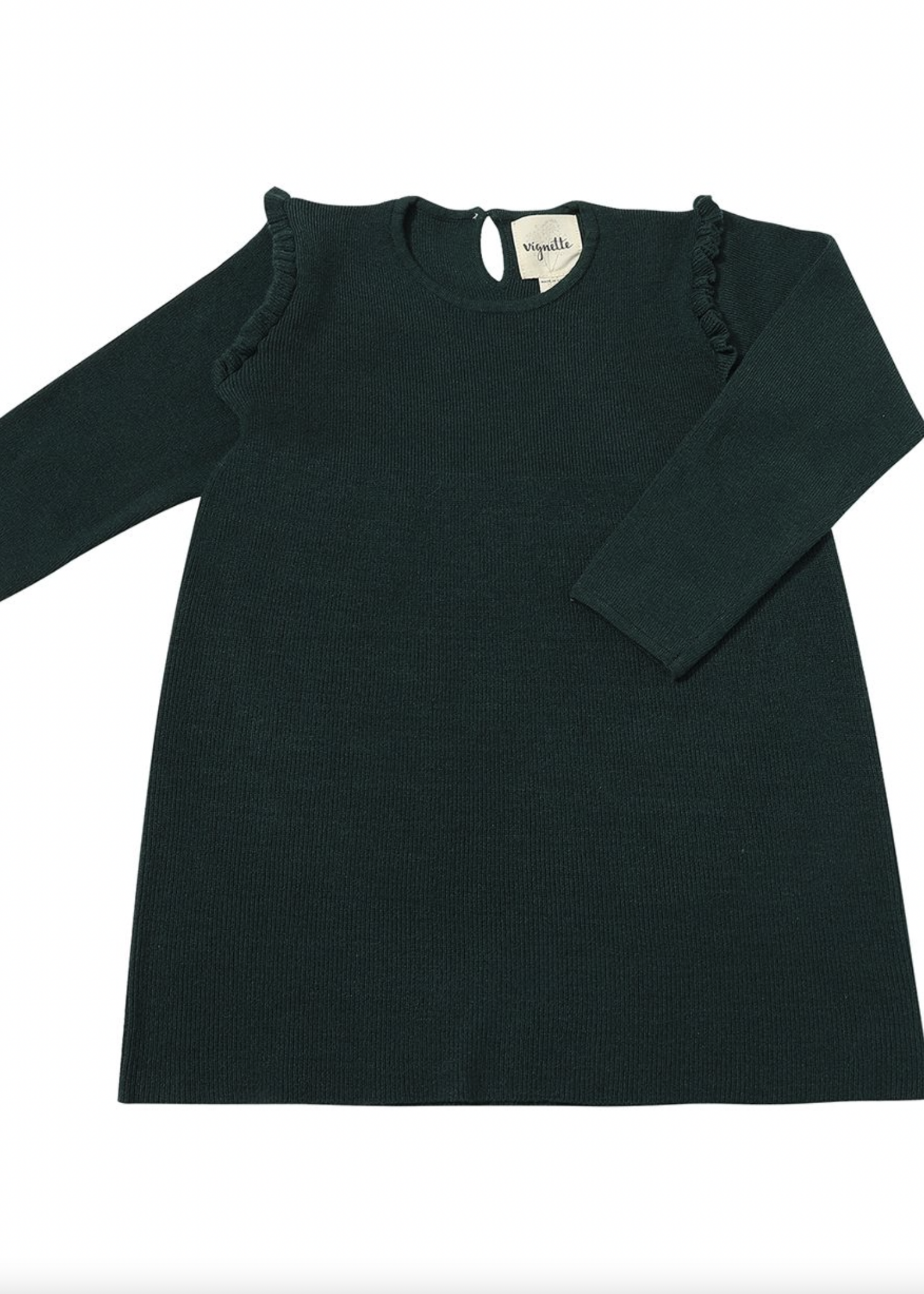 Elitaire Petite Mia Sweater Dress in Green