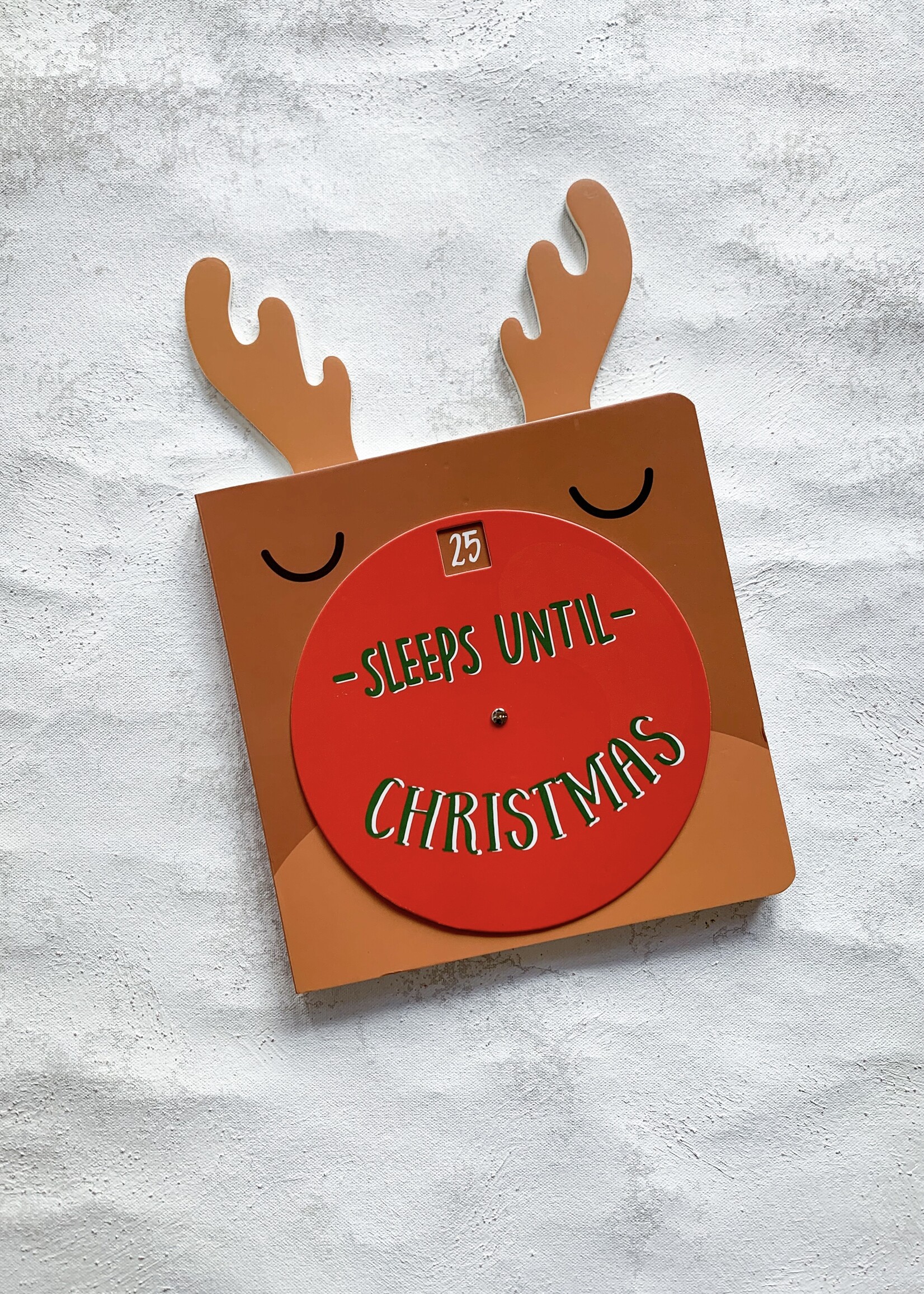 Elitaire Petite Sleeps Until Christmas Book - Reindeer