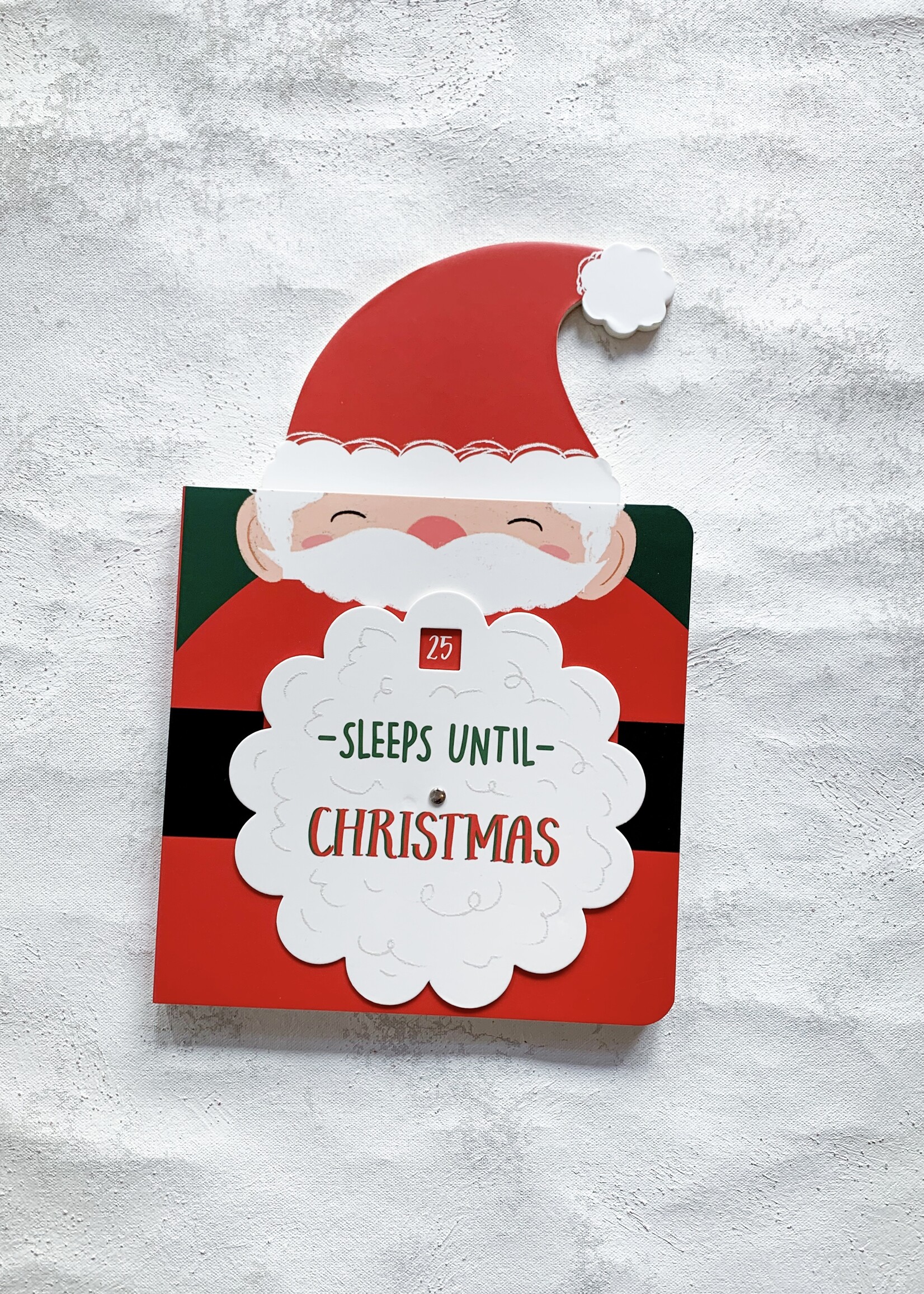 Elitaire Petite Sleeps Until Christmas Book - Santa