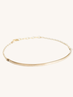 Elitaire Boutique Hammered Half Cuff Bracelet