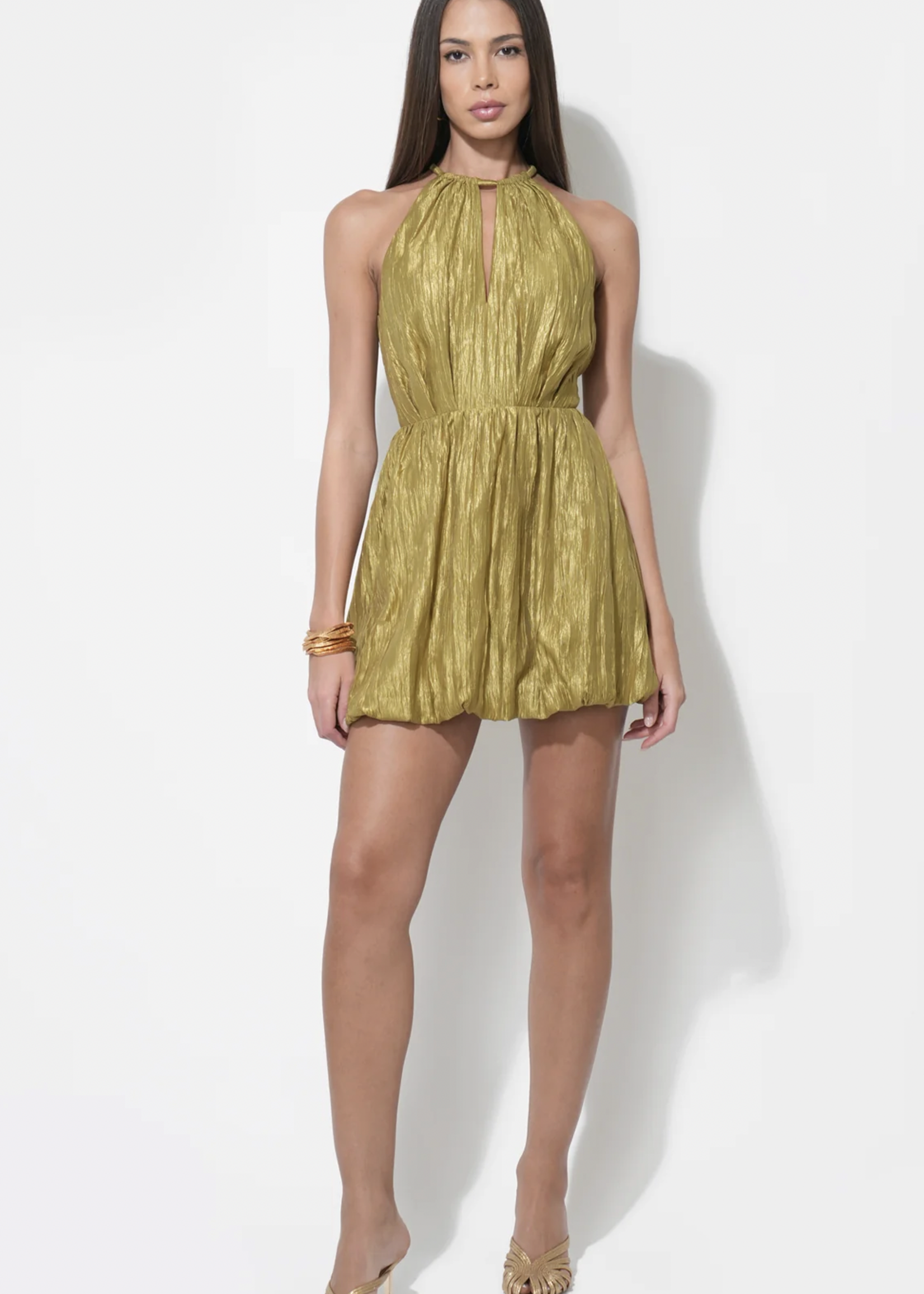 Elitaire Boutique Shelley Bubble Hem Mini Dress