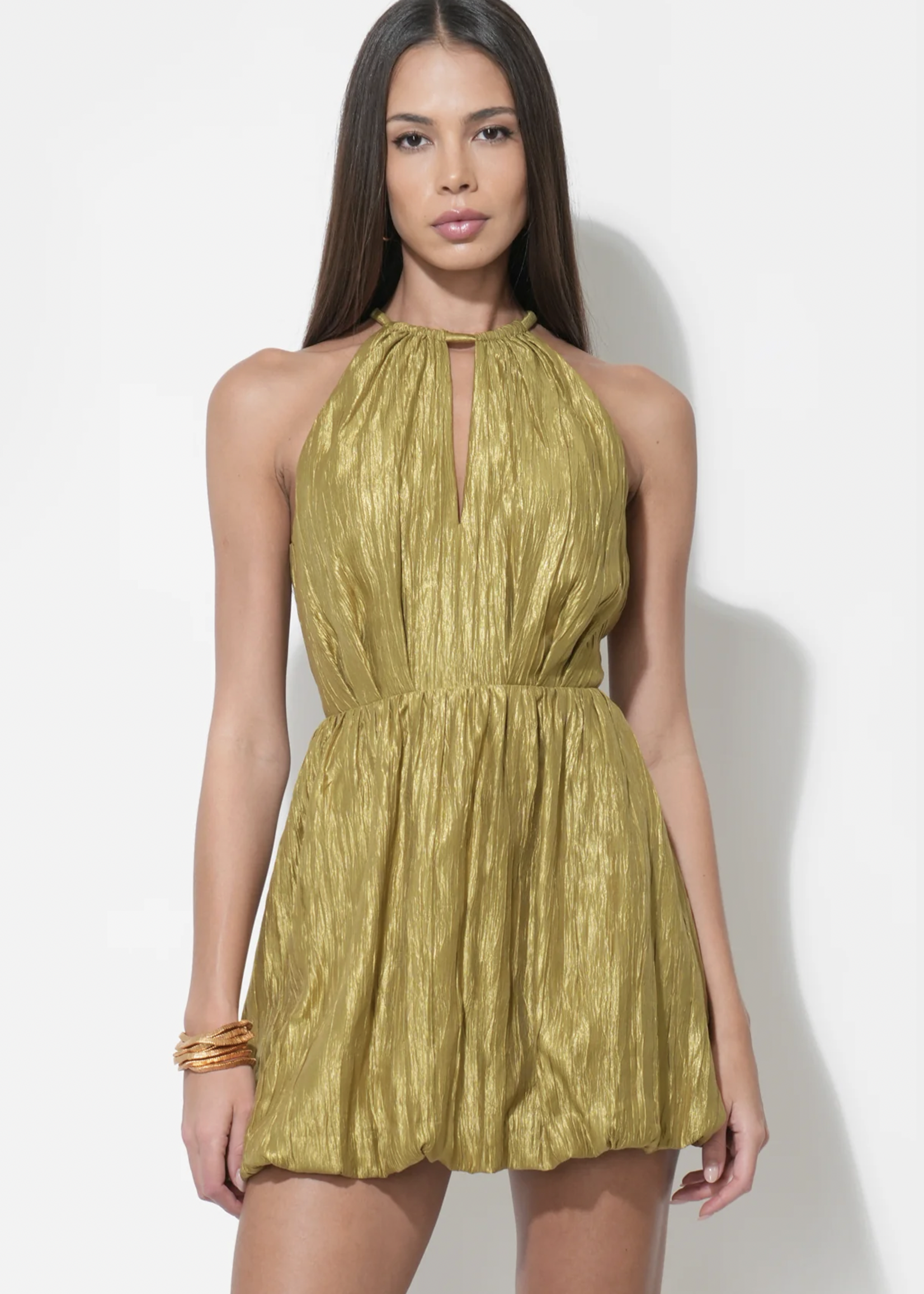 Elitaire Boutique Shelley Bubble Hem Mini Dress