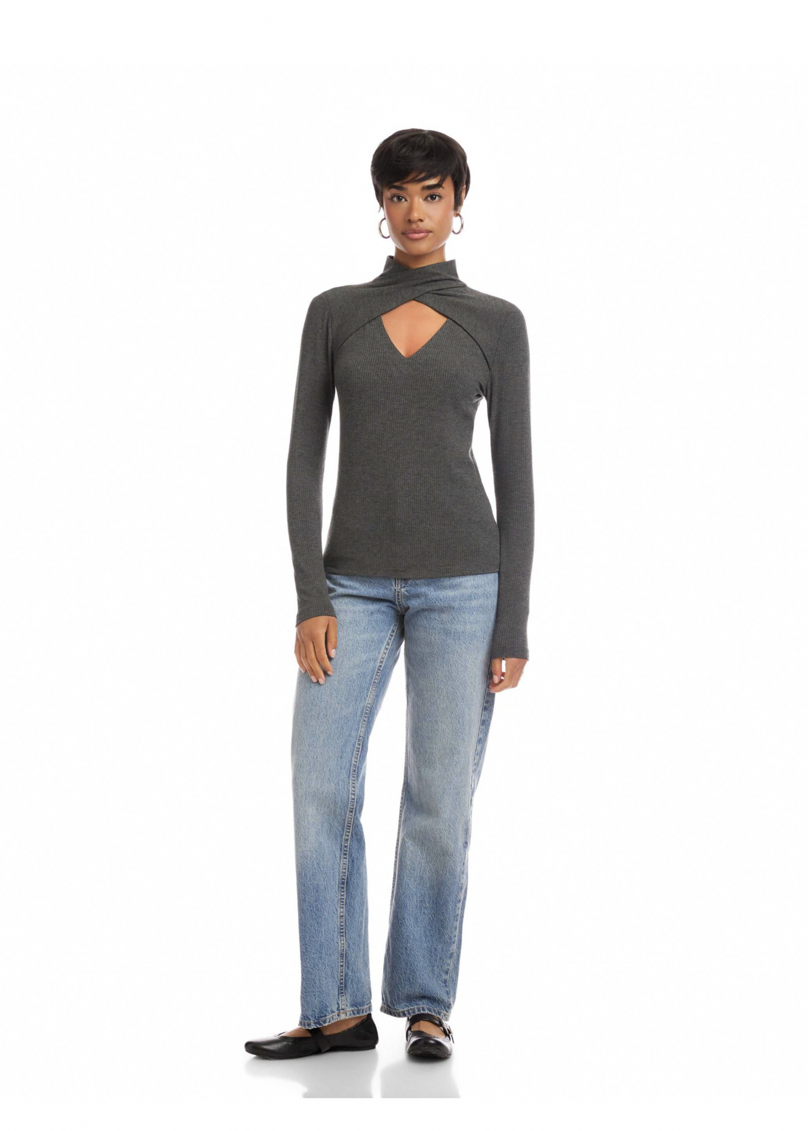 Elitaire Boutique Kari Crossover Top