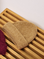 Elitaire Boutique Camel Wool Blend Beanie