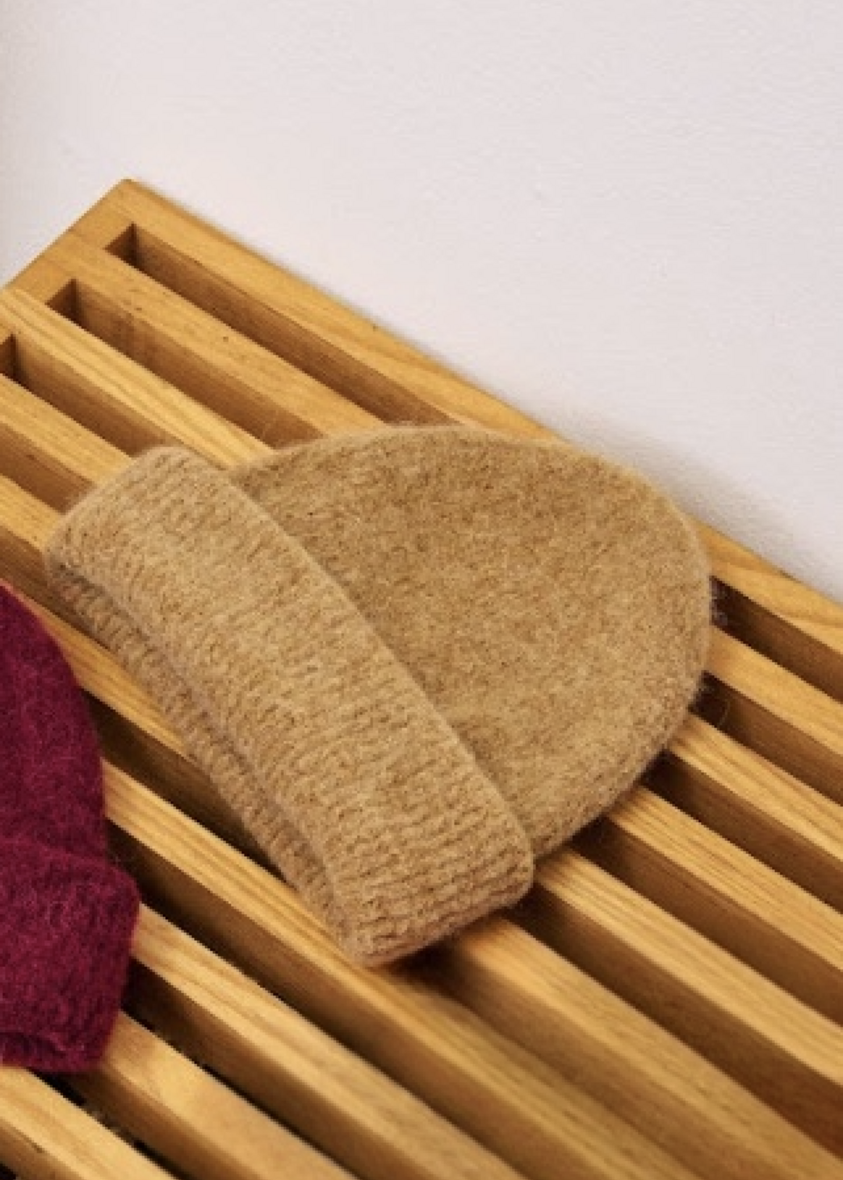 Elitaire Boutique Camel Wool Blend Beanie