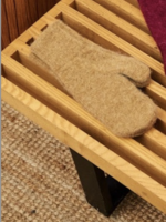 Elitaire Boutique Camel Wool Blend Mittens