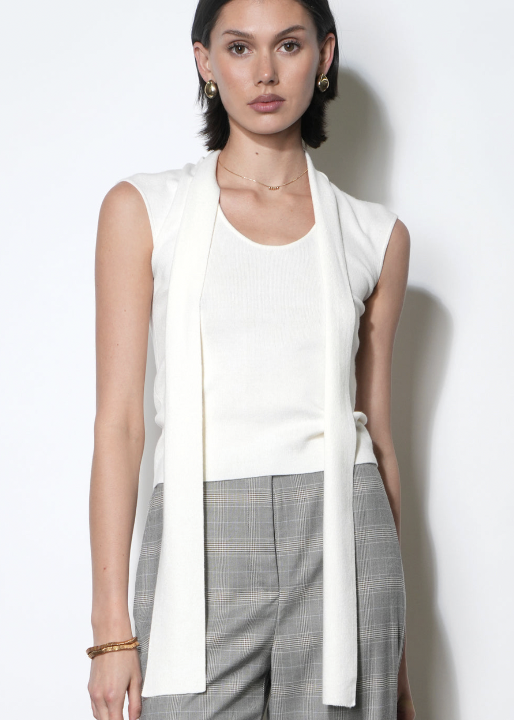 Elitaire Boutique Hannah Scarf Knit Top