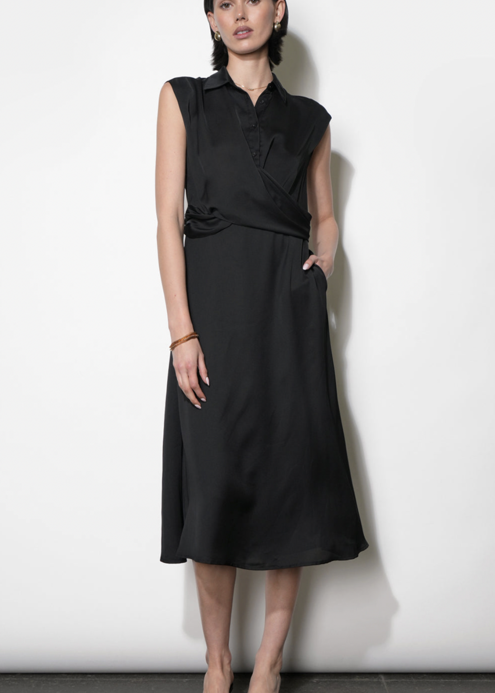 Elitaire Boutique Xena Wrap Midi Dress