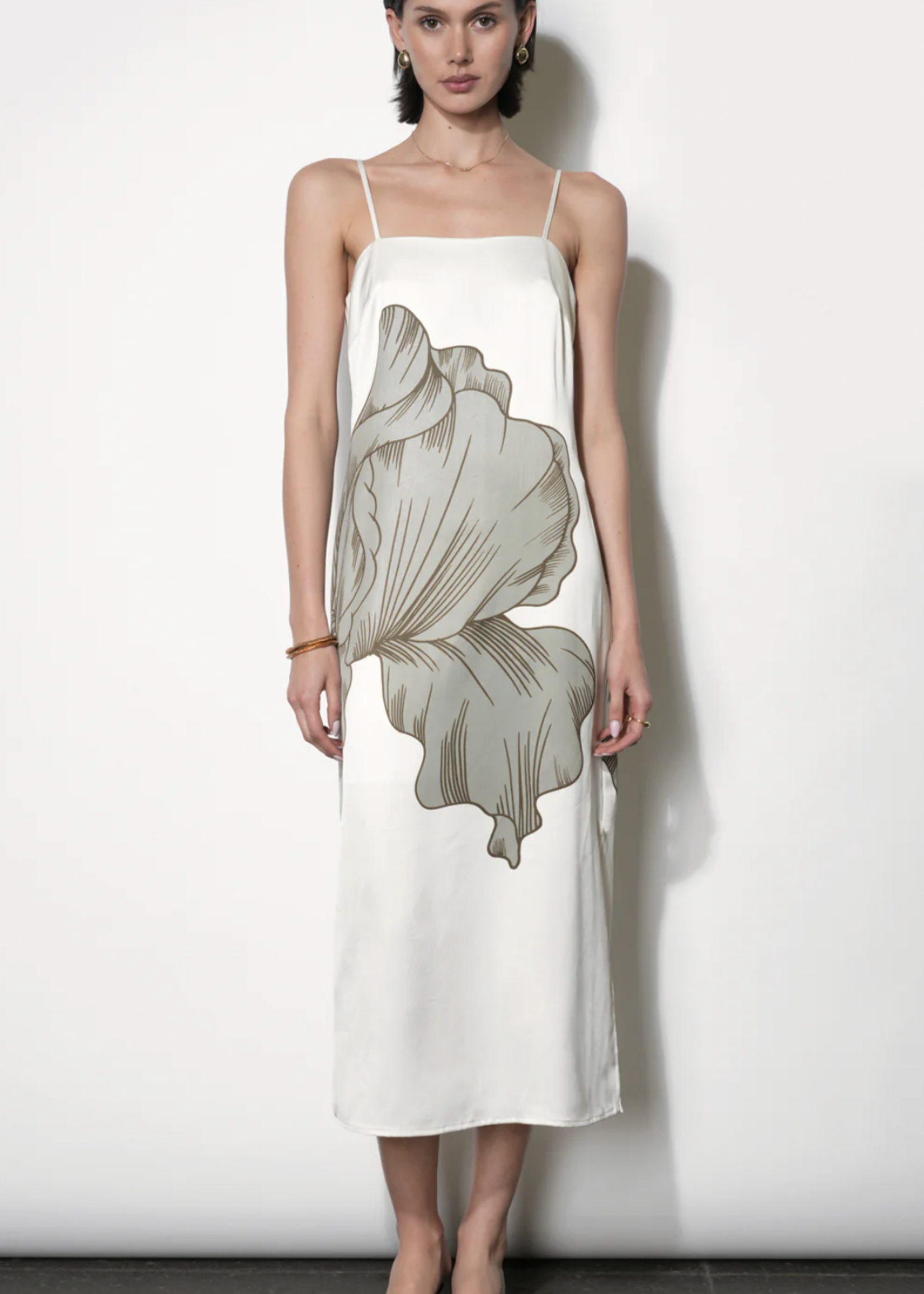 Elitaire Boutique Dakota Midi Slip Dress