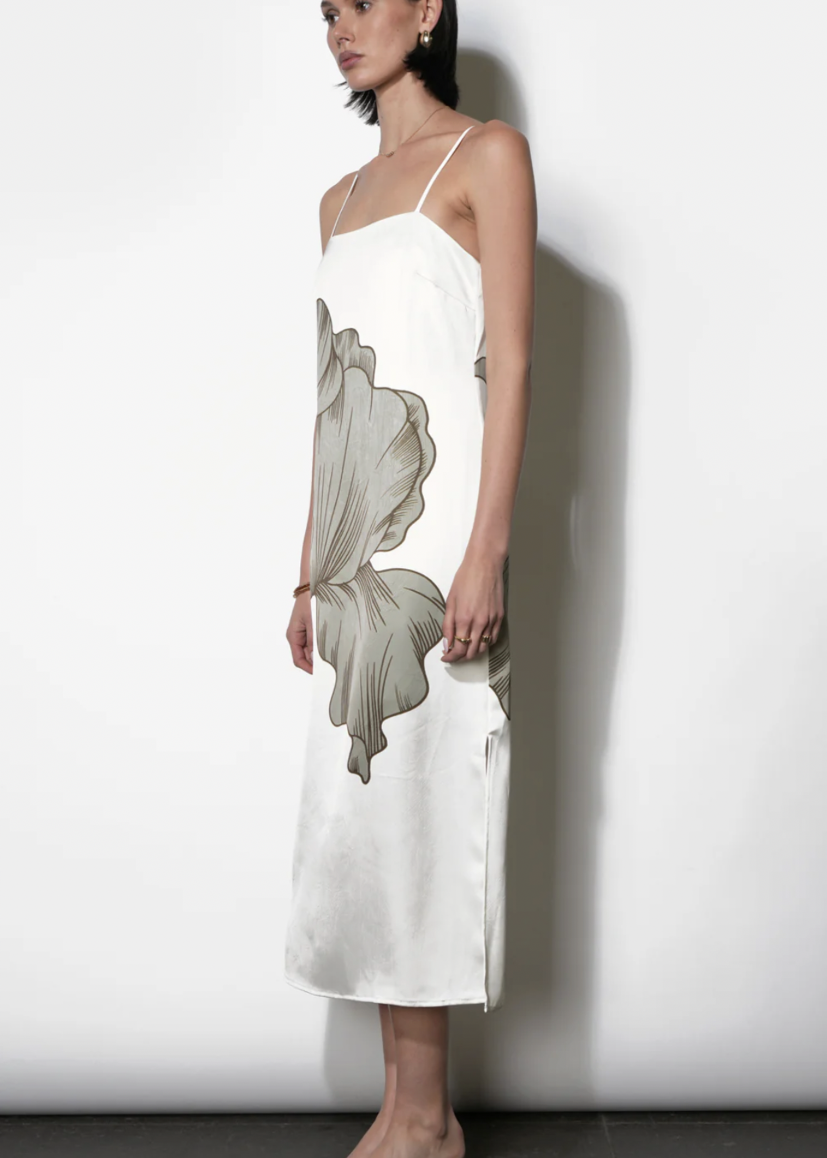 Elitaire Boutique Dakota Midi Slip Dress