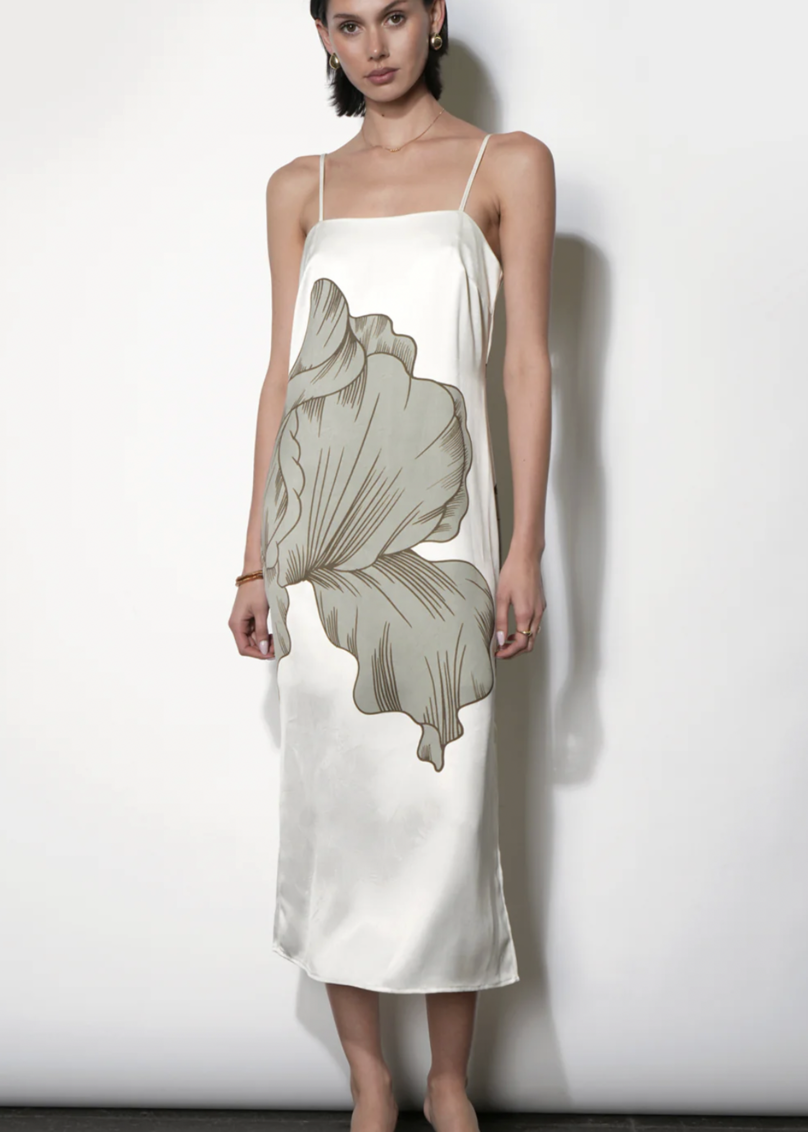 Elitaire Boutique Dakota Midi Slip Dress