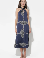 Elitaire Boutique Cecelia Halter Midi Dress