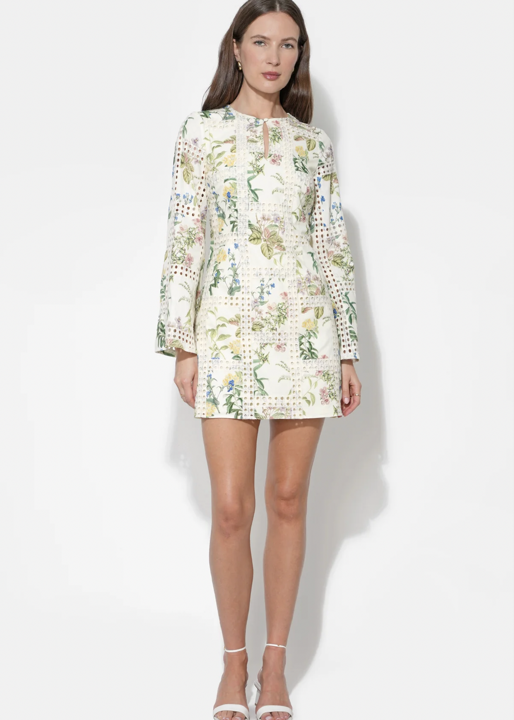 Elitaire Boutique Marshall Embroidered Mini Dress