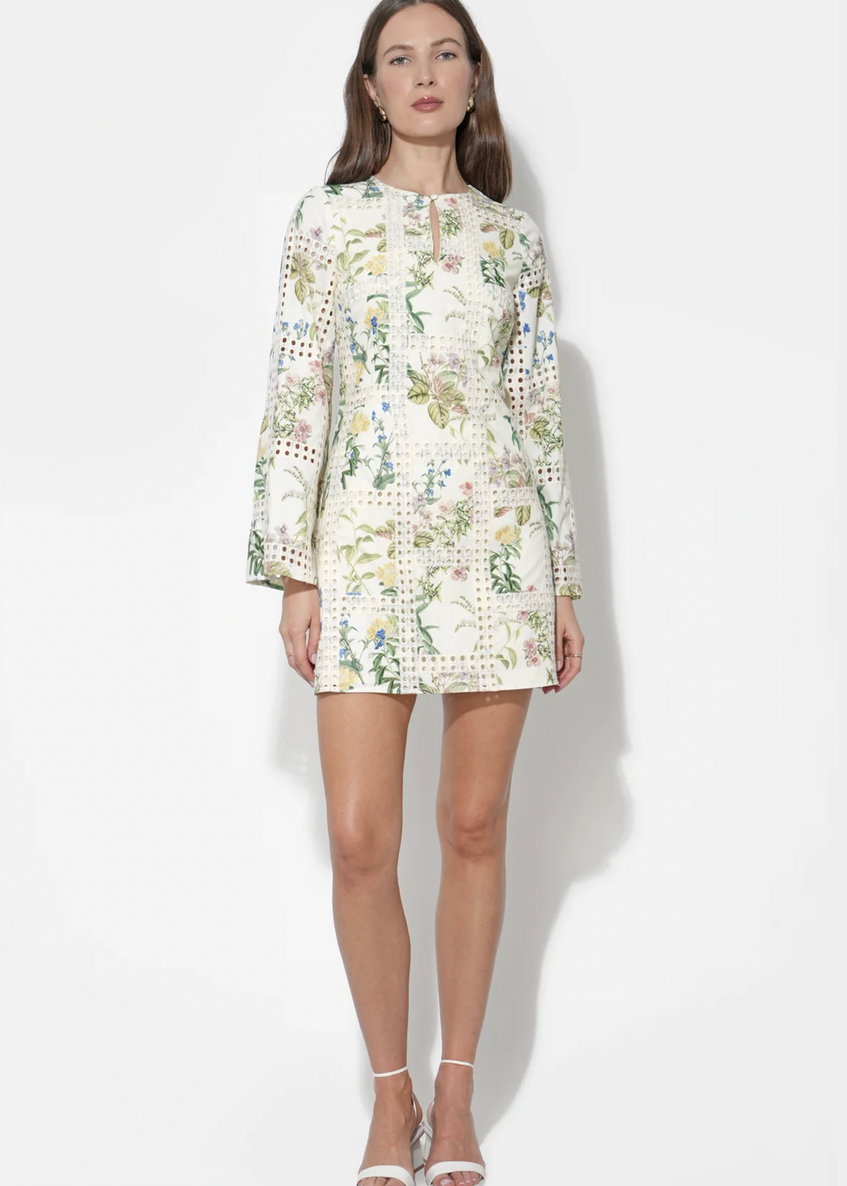 Elitaire Boutique Marshall Embroidered Mini Dress