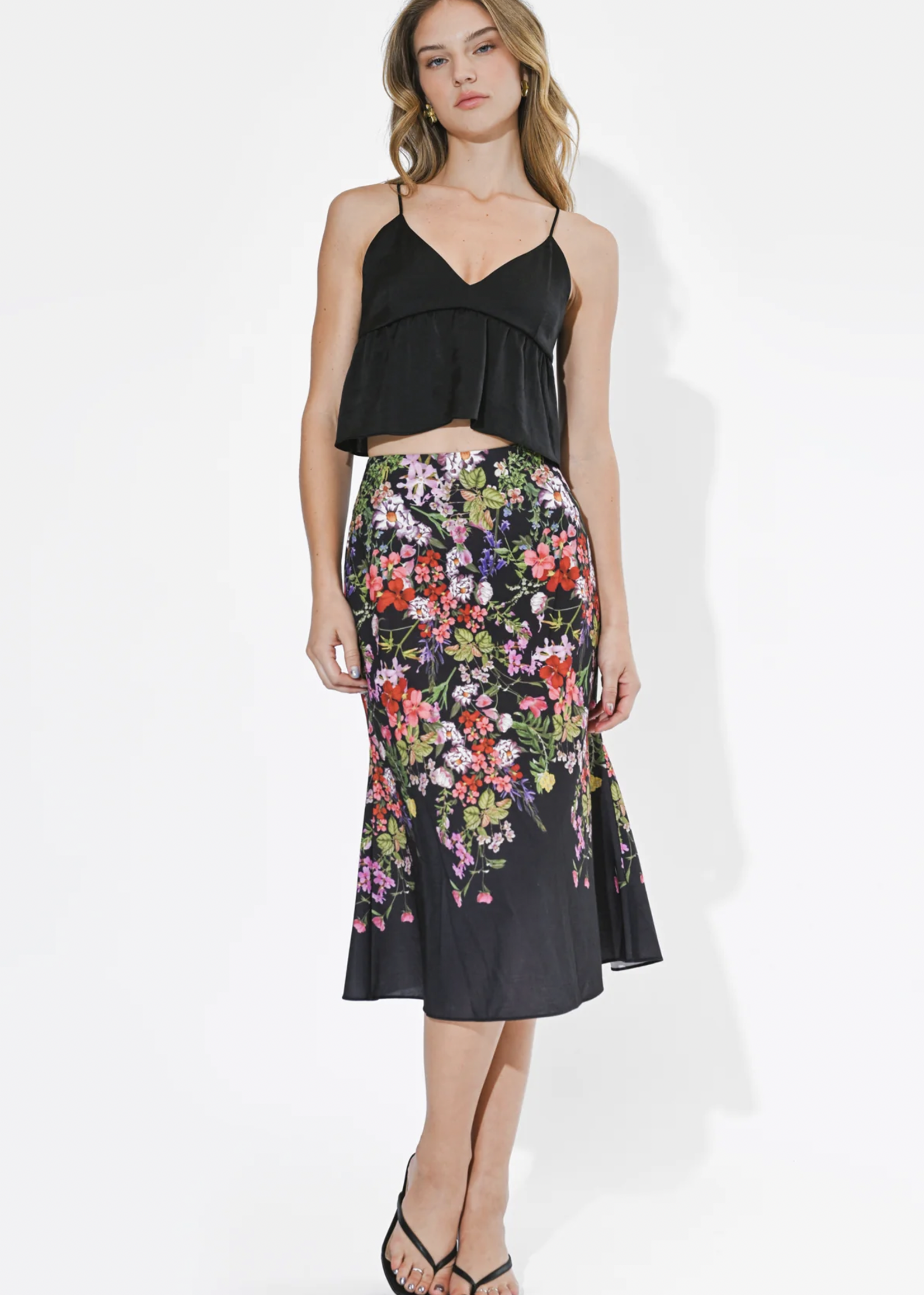Elitaire Boutique Suzette Midi Skirt