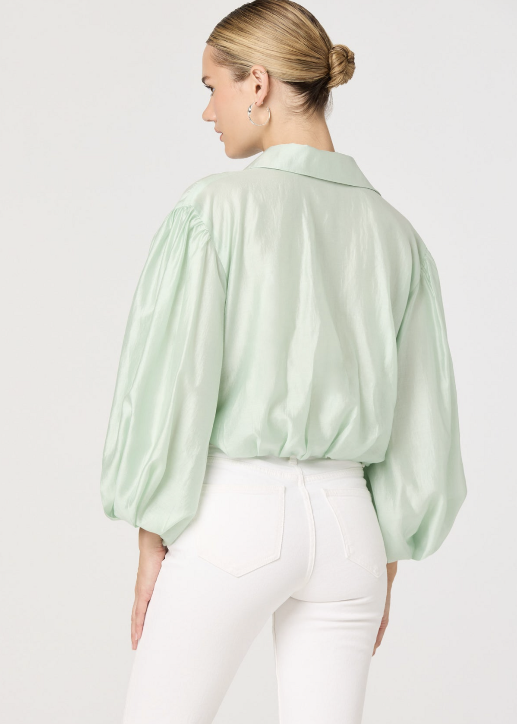 Elitaire Boutique Cordey Top in Mint